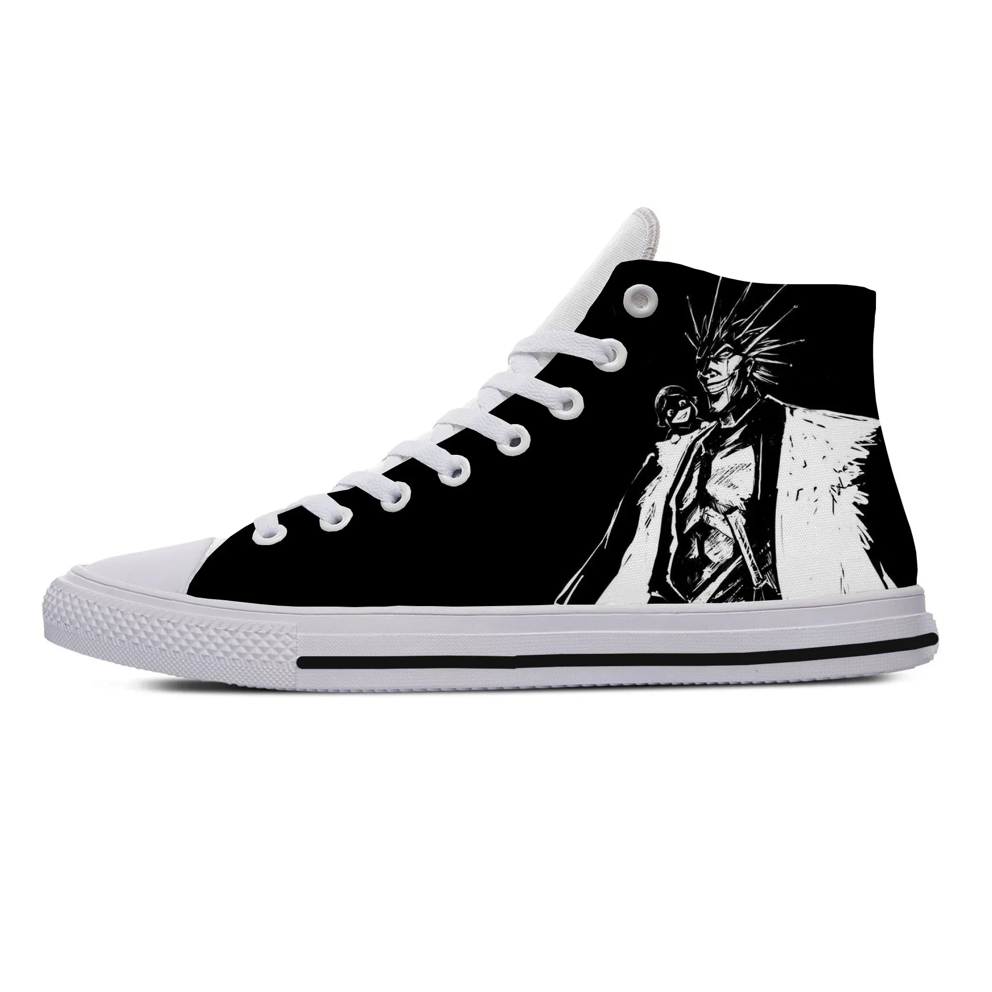 Mens Fashion Help - แฟชั่นสุดฮิตสำหรับฤดูร้อน รองเท้าผ้าใบผู้หญิงผู้ชาย Kenpachi Zaraki น้ำหนักเบา ลำลอง