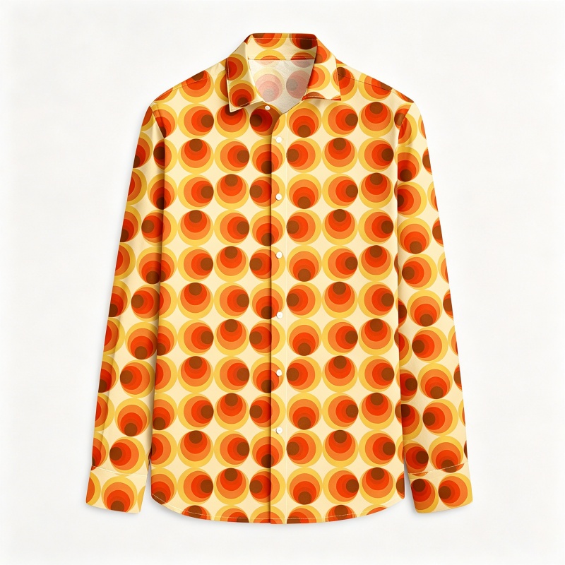 Mens Fashion Casual - เสื้อเชิ้ตแฟชั่นผู้ชายปี 2026 เสื้อเชิ้ตพิมพ์ลายส่วนตัว แขนยาว เสื้อเชิ้ตลำลองสไตล์ธุรกิจ เทรนด์แฟชั่น