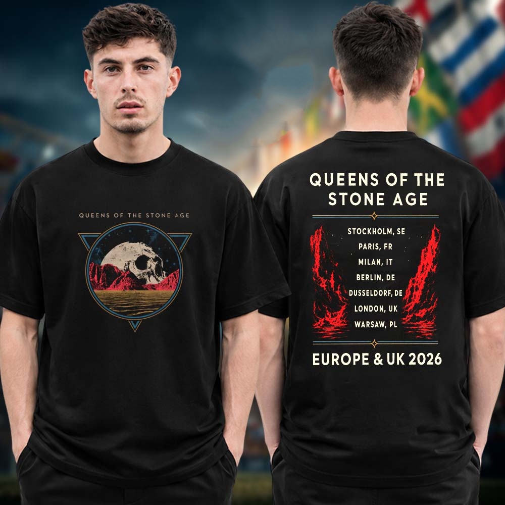 Men'S Fashion Uk 2026 - เสื้อยืด Queens of The Stone Age