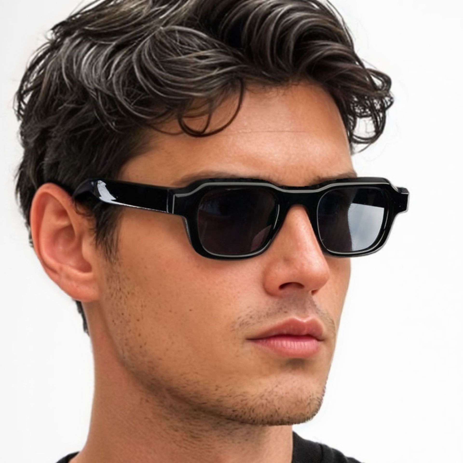 Men'S Fashion Glasses - แว่นกันแดดทรงสี่เหลี่ยมวินเทจสำหรับผู้หญิง แฟชั่นย้อนยุค แบรนด์หรู ดีไซน์สวย ป้องกันรังสียูวี 400