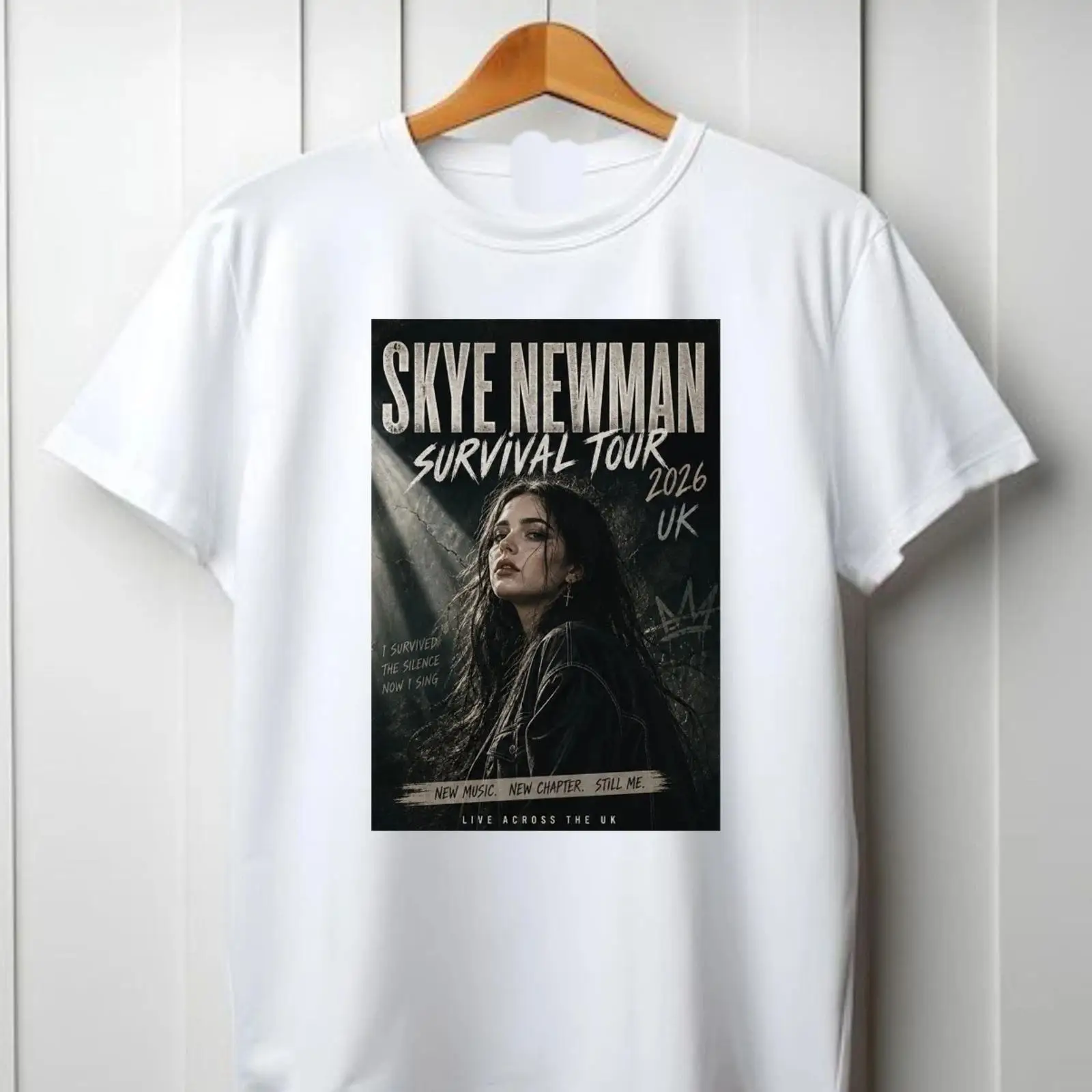 Men'S Fashion Uk 2026 - เสื้อยืด Skye Newman Survival Tour 2026