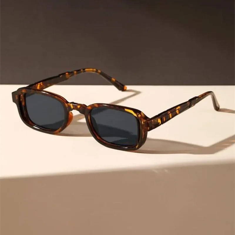 Men'S Fashion Glasses - แว่นกันแดดทรงสี่เหลี่ยมหรูหราสำหรับผู้หญิง แว่นกันแดดทรงวงรีวินเทจแบรนด์ดีไซเนอร์ แว่นกันแดดทรงเหลี่ยม UV400 สำหรับผู้ชาย แว่นตาผู้หญิง