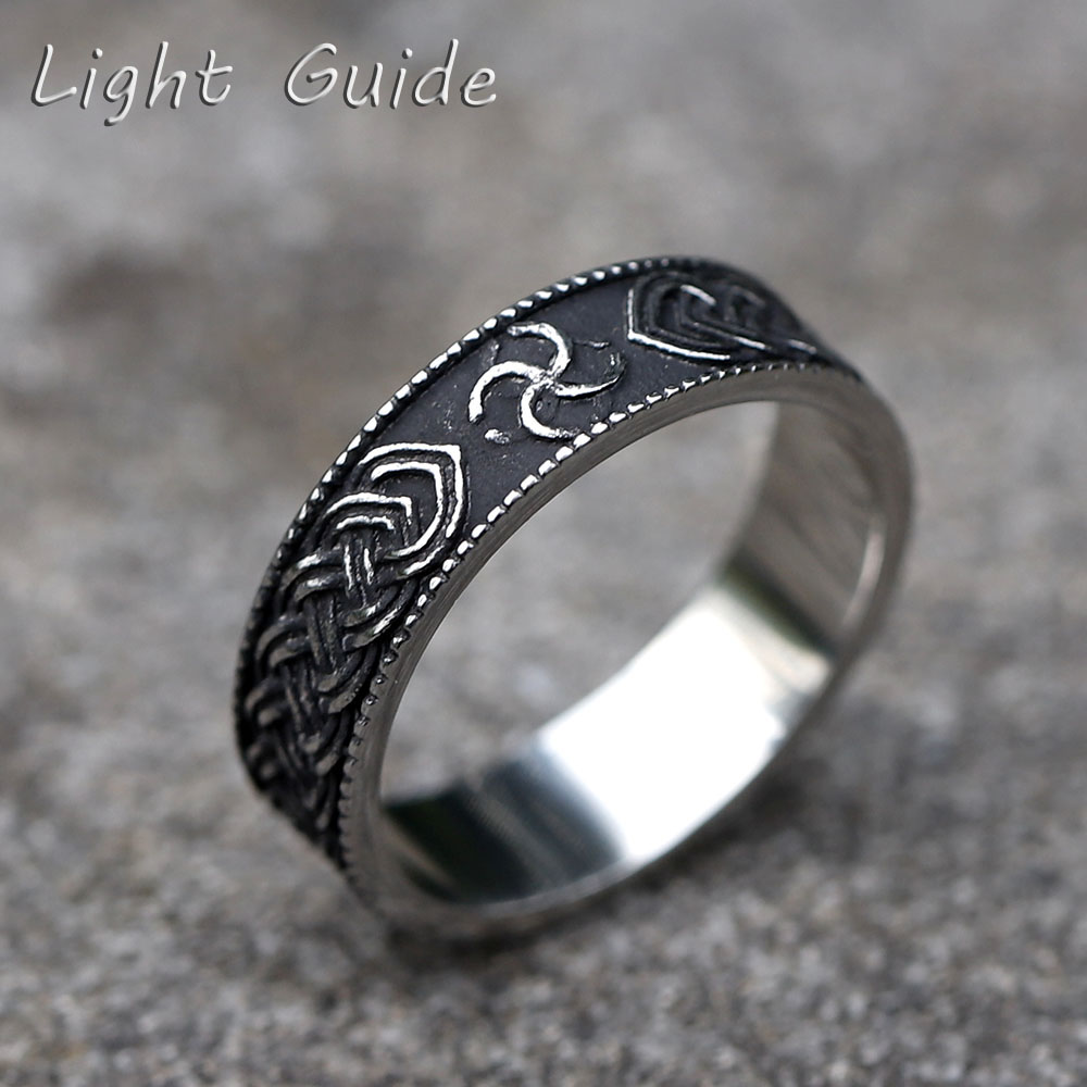 Men'S Fashion Guide - 2022ใหม่ผู้ชาย316L แหวนสแตนเลส Retro Odin นอร์สไวกิ้ง Amulet