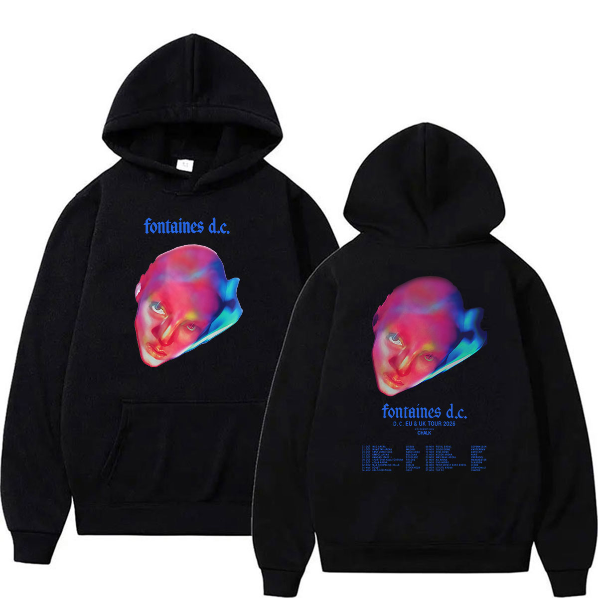Men'S Fashion Uk 2026 - เสื้อฮู้ด Fontaines D.C. Dopamine Chamber ทัวร์