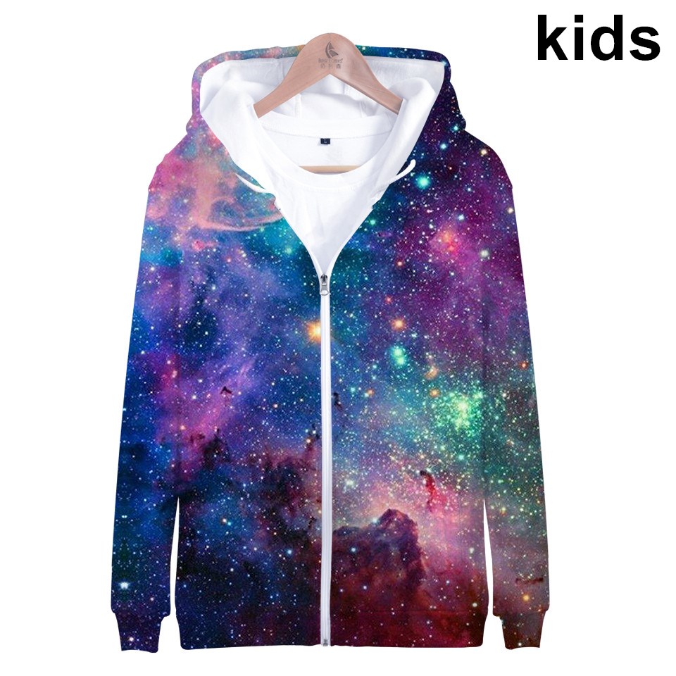 เสื้อฮู้ดลายดวงดาวอวกาศกาแล็กซ - Mens Fashion Zip Up Hoodies บทวิจารณ์และราคา