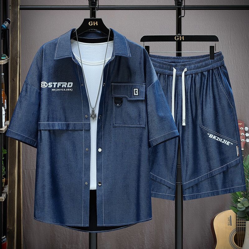 ชุดเสื้อยืดแขนสั้นแฟชั่นสปอร์ต - Men'S Fashion Plus บทวิจารณ์และราคา