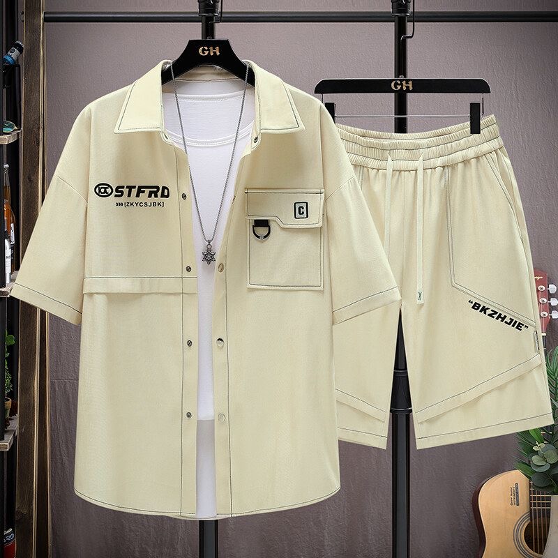 ชุดเสื้อยืดแขนสั้นแฟชั่นสปอร์ต - Men'S Fashion Plus บทวิจารณ์และราคา