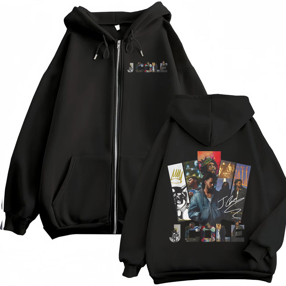 เสื้อฮู้ดซิป J. Cole The Fall  - Mens Fashion Zip Up Hoodies บทวิจารณ์และราคา
