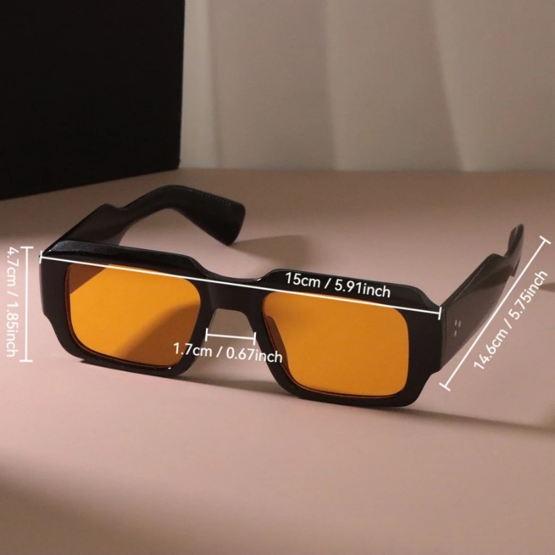 แว่นกันแดดทรงสี่เหลี่ยมสไตล์เร - Men'S Fashion Glasses บทวิจารณ์และราคา