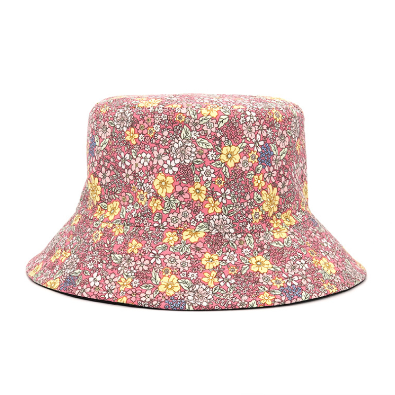 หมวกบักเก็ตสองด้านลายดอกไม้ ป้ - Mens Fashion Bucket Hat บทวิจารณ์และราคา