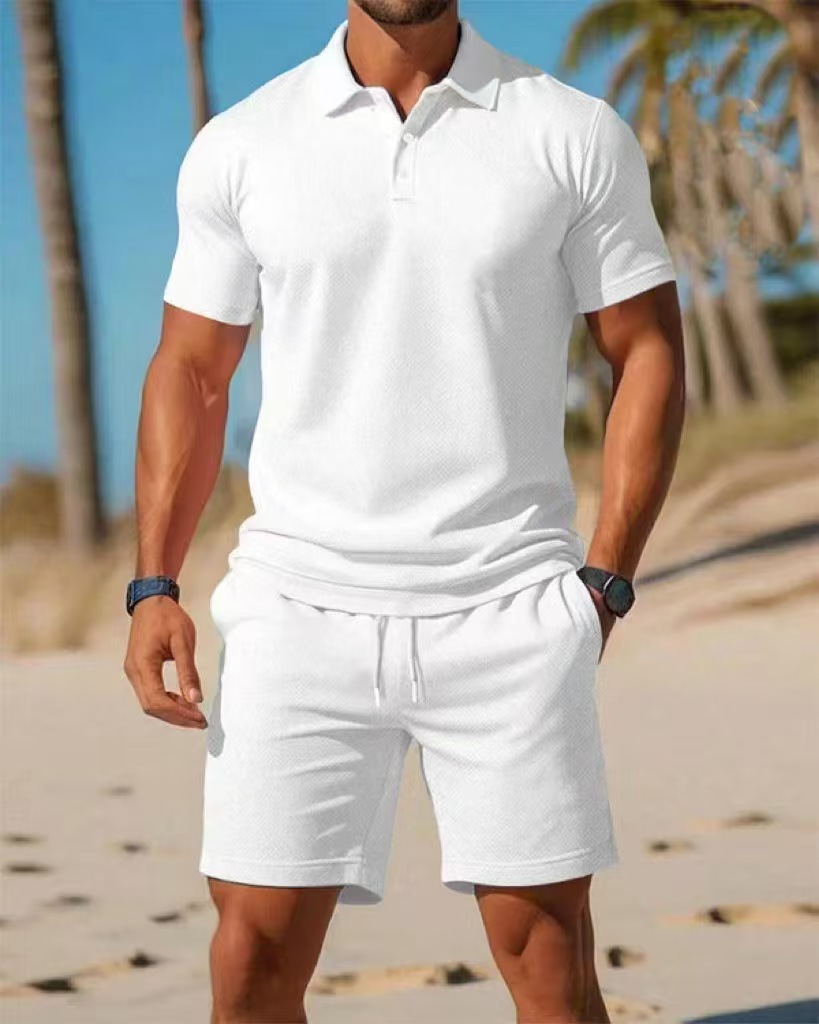 ชุดเสื้อโปโลแขนสั้นติดกระดุมแล - Men'S Fashion Plus บทวิจารณ์และราคา