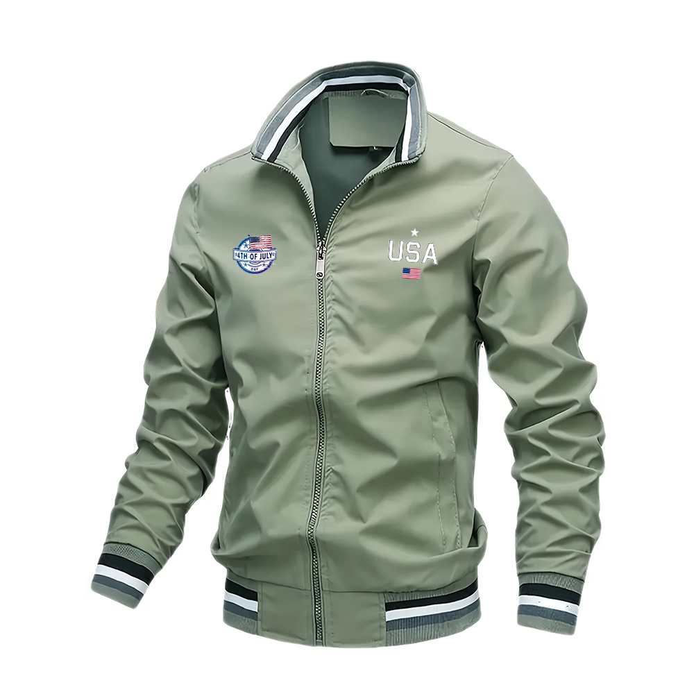 เสื้อแจ็คเก็ตผู้ชายคุณภาพสูงแฟ - Mens Fashion Bomber Jacket บทวิจารณ์และราคา