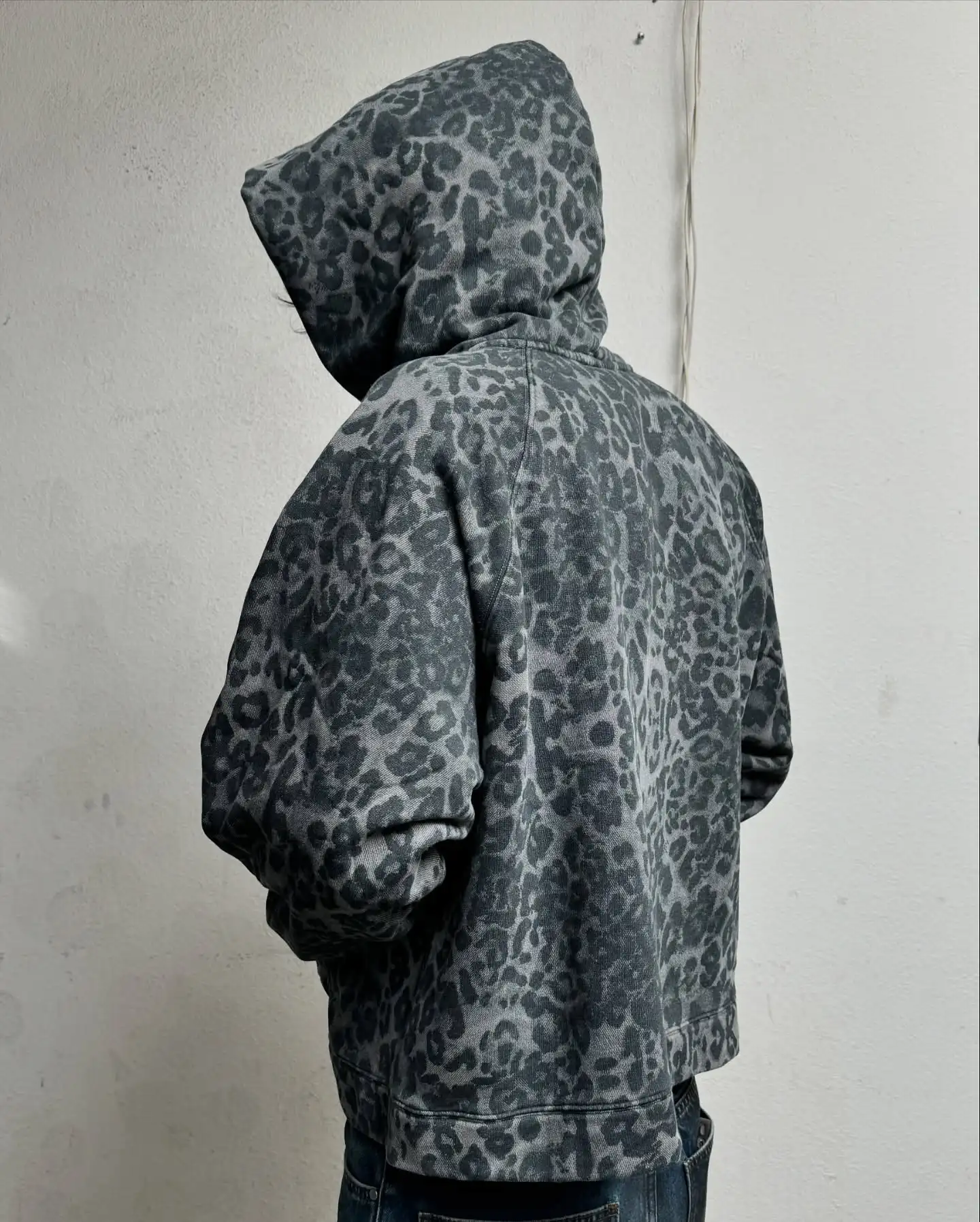 เสื้อฮู้ดซิปพิมพ์ลายเสือดาวสไต - Mens Fashion Zip Up Hoodies บทวิจารณ์และราคา