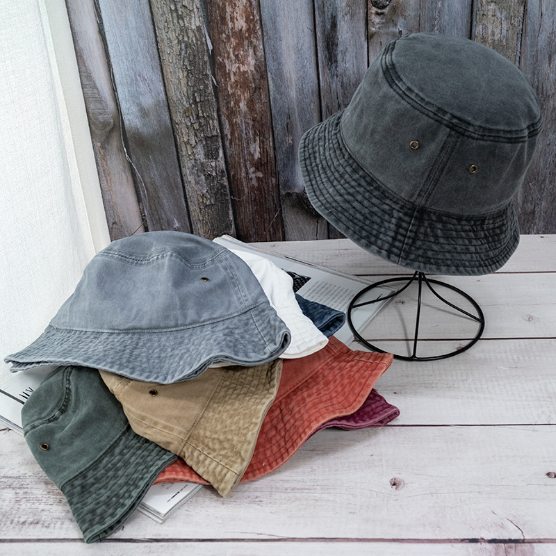 ใหม่Unisexหมวกแฟชั่นล้างDenimห - Mens Fashion Bucket Hat บทวิจารณ์และราคา