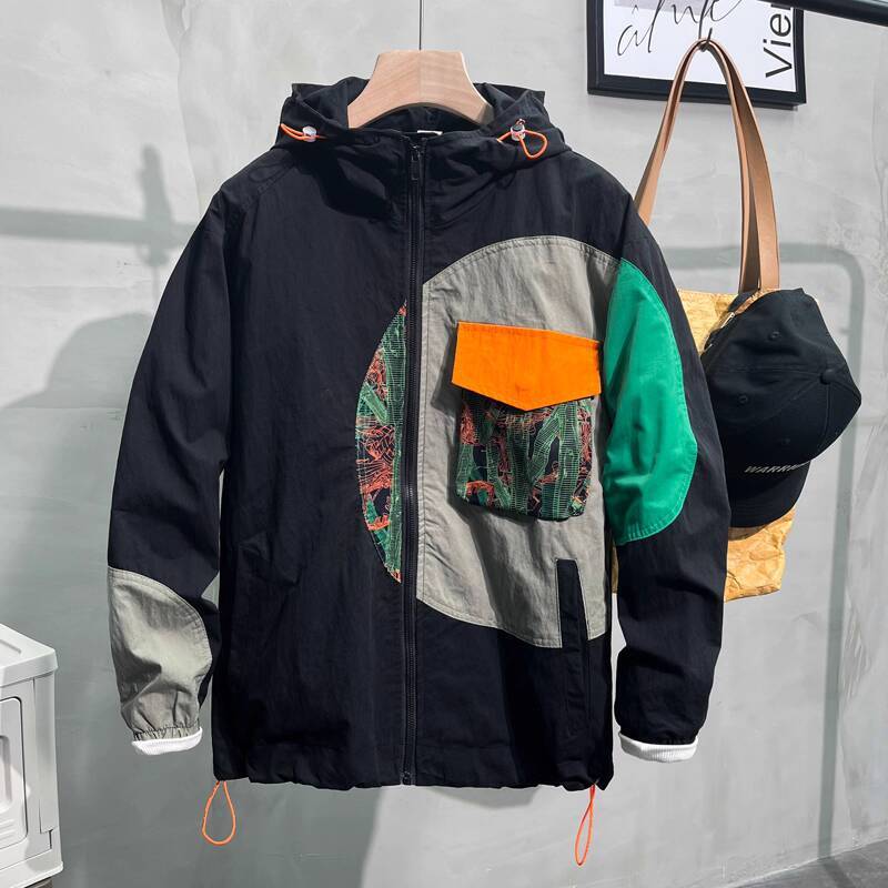 เสื้อแจ็คเก็ตผู้ชายสไตล์สตรีทล - Mens Fashion Bomber Jacket บทวิจารณ์และราคา