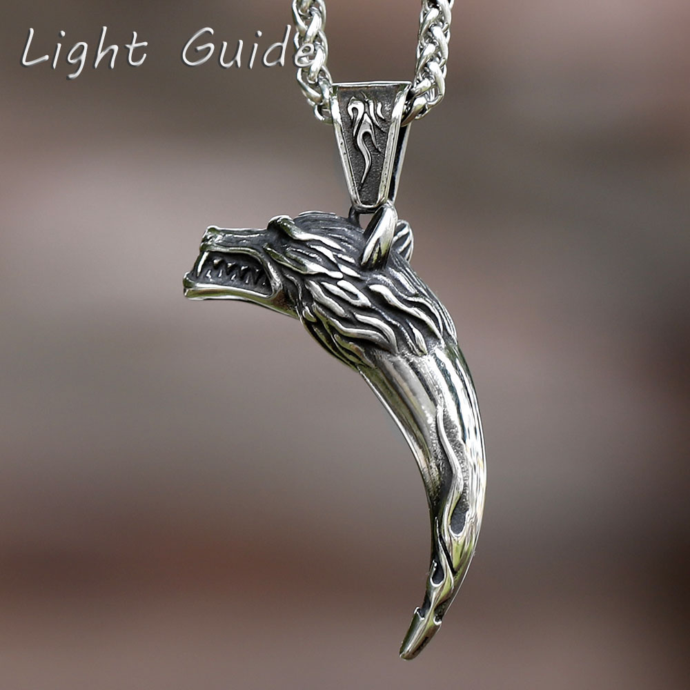 สร้อยคอจี้หัวหมาป่าสไตล์นอร์ดิ - Men'S Fashion Guide บทวิจารณ์และราคา