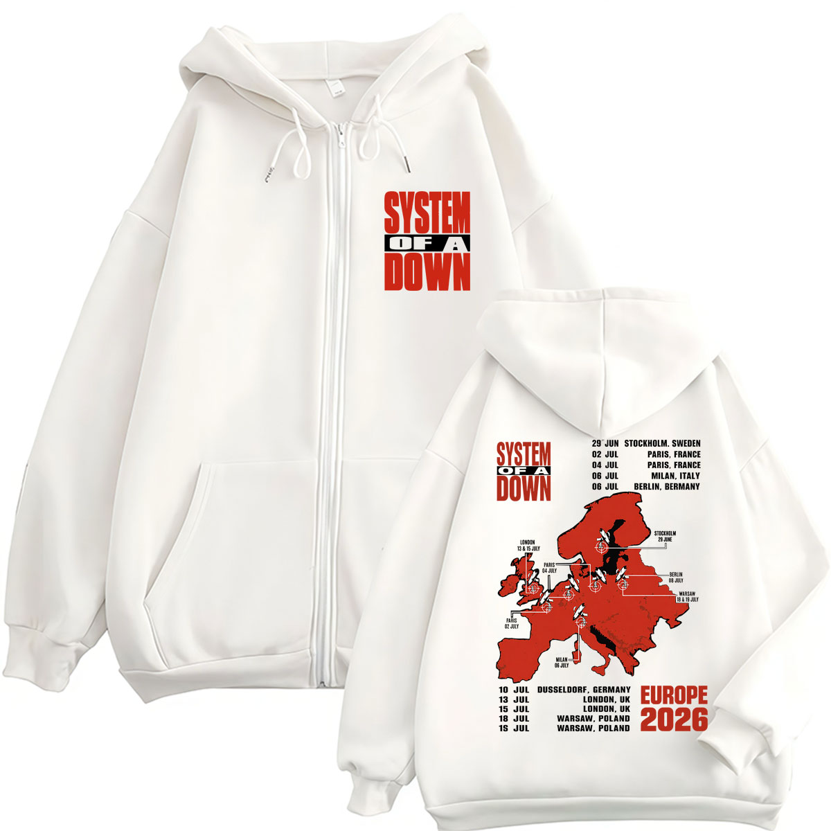 เสื้อฮู้ดซิป System of A Down  - Men'S Fashion Uk 2026 บทวิจารณ์และราคา