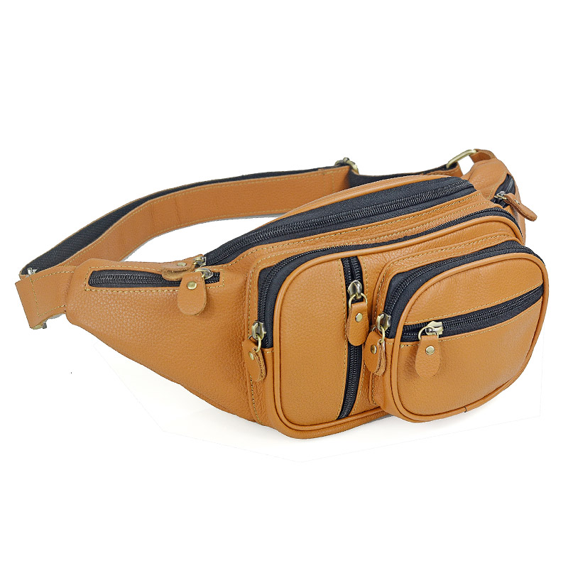 กระเป๋าคาดเอวหนังแท้ผู้ชายสำหร - Fashion Harness Men บทวิจารณ์และราคา