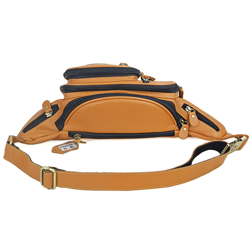 กระเป๋าคาดเอวหนังแท้ผู้ชายสำหร - Fashion Harness Men บทวิจารณ์และราคา