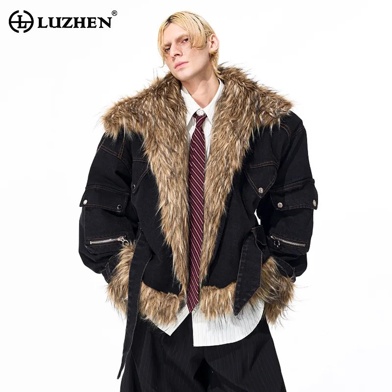เสื้อโค้ทพาร์กาฤดูหนาว LUZHEN  - Fashion Harness Men บทวิจารณ์และราคา