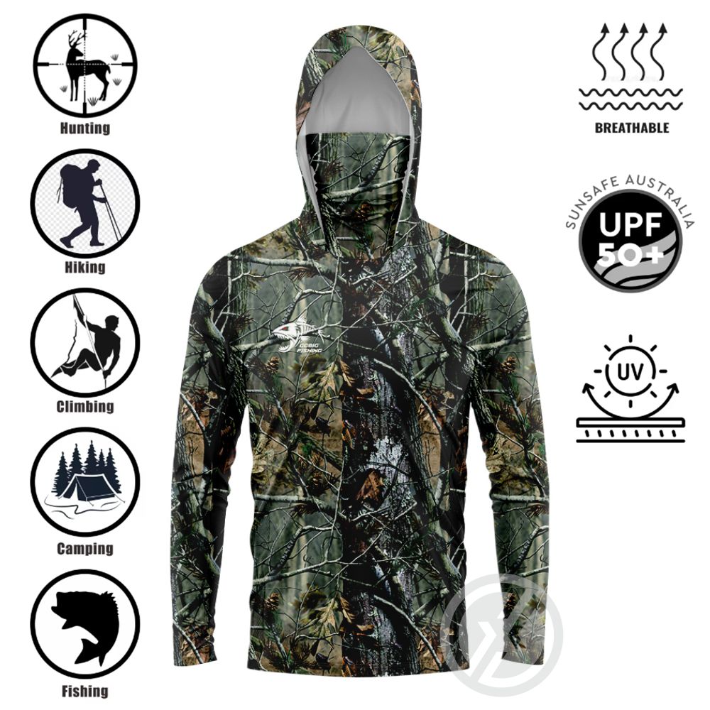 เสื้อตกปลาแบบมีฮู้ด UPF50+ พร้ - Mens Fashion Casual บทวิจารณ์และราคา