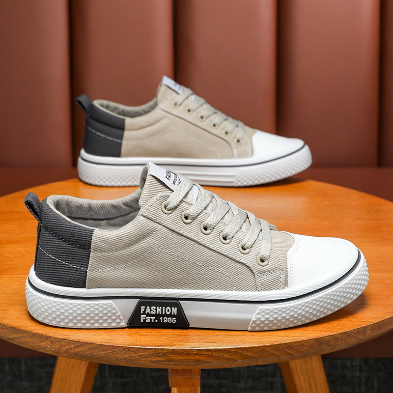 รองเท้าผ้าใบผู้ชายแบบคลาสสิก น - Casual Sneakers Men บทวิจารณ์และราคา