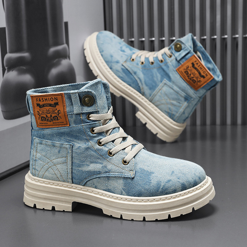รองเท้าผ้าใบหุ้มข้อสูงสำหรับผู - Men'S Fashion Plus บทวิจารณ์และราคา