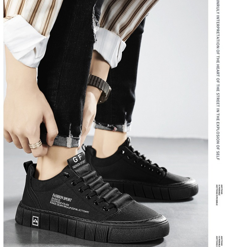 รองเท้าผ้าใบผู้ชายพื้นหนา ทรงเ - Casual Sneakers Men บทวิจารณ์และราคา