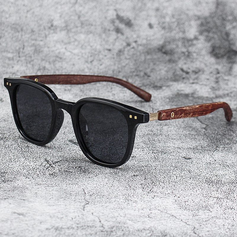 แว่นกันแดดกรอบไม้สไตล์วินเทจสำ - Men'S Fashion Glasses บทวิจารณ์และราคา