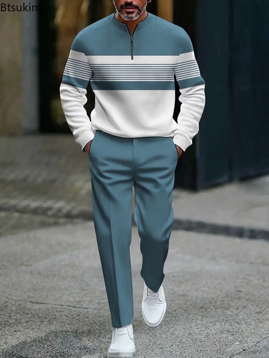 ชุดเสื้อผ้าผู้ชายแขนยาวพิมพ์ลา - Men'S Fashion Plus บทวิจารณ์และราคา
