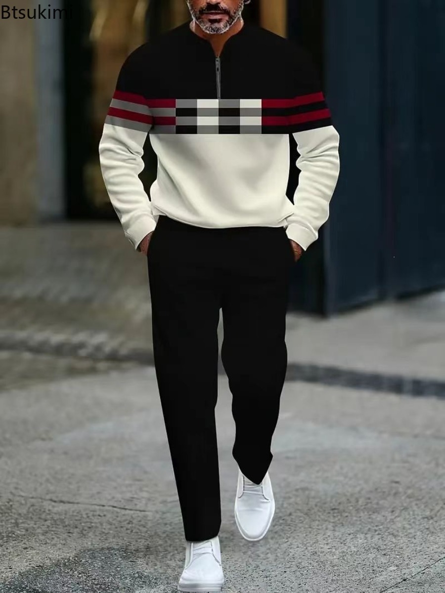 ชุดเสื้อผ้าผู้ชายแขนยาวพิมพ์ลา - Men'S Fashion Plus บทวิจารณ์และราคา