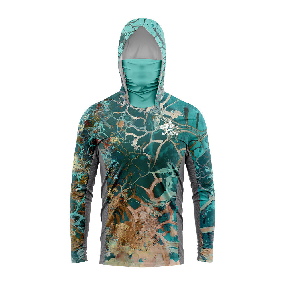 เสื้อฮู้ดตกปลาผู้ชายลายปลาโครง - Mens Fashion Casual บทวิจารณ์และราคา