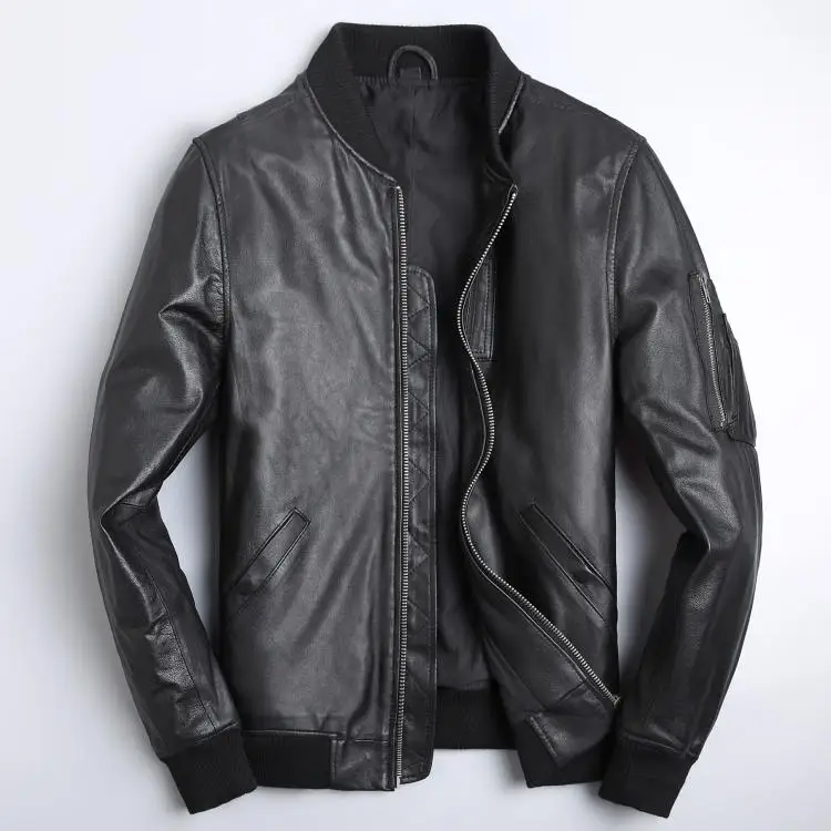 ปี!จัดส่งฟรีขายส่งยี่ห้อใหม่คล - Mens Fashion Bomber Jacket บทวิจารณ์และราคา