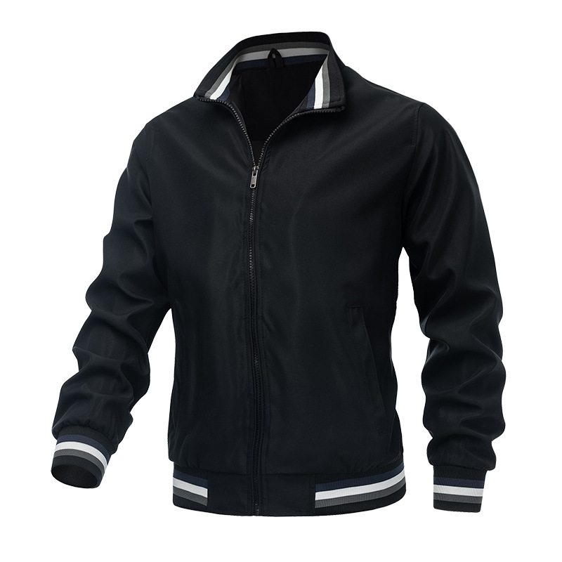 ฤดูใบไม้ผลิฤดูใบไม้ร่วงเสื้อแจ - Mens Fashion Bomber Jacket บทวิจารณ์และราคา