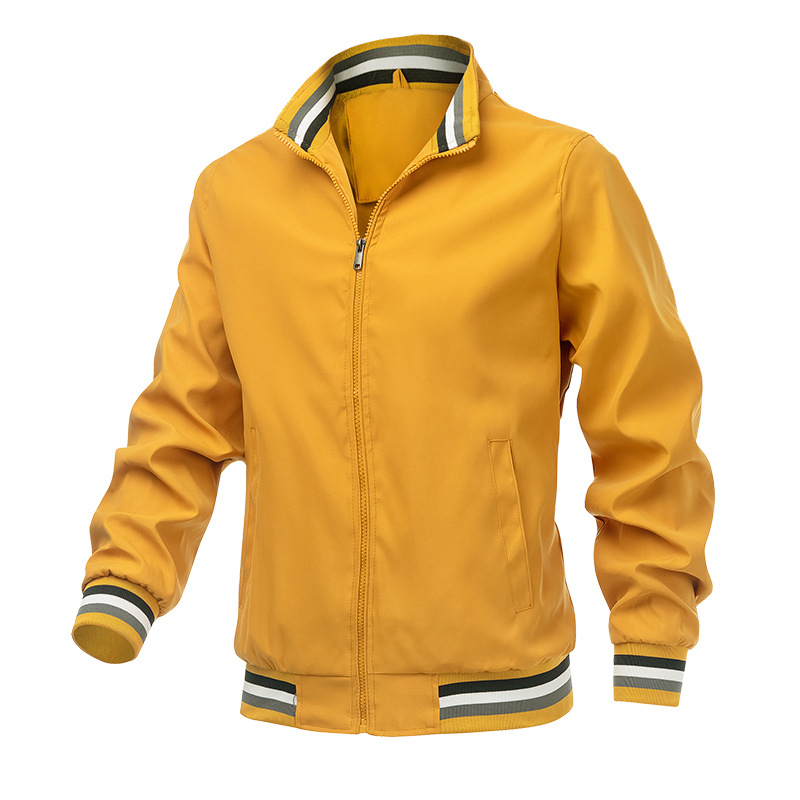 ฤดูใบไม้ผลิฤดูใบไม้ร่วงเสื้อแจ - Mens Fashion Bomber Jacket บทวิจารณ์และราคา