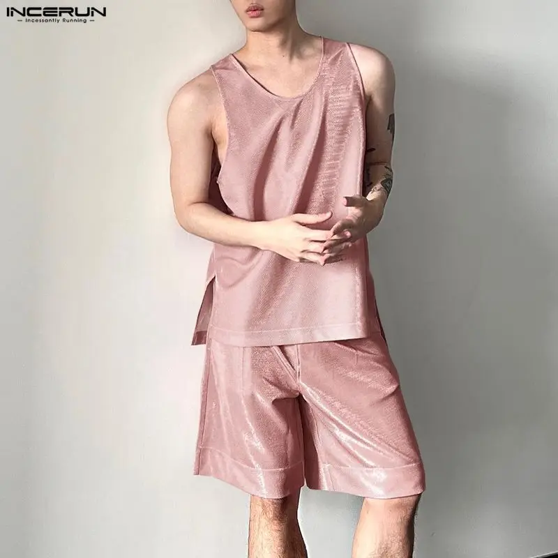 INCERUN ชุดผู้ชาย เสื้อกล้ามคอ - Mens Fashion Casual บทวิจารณ์และราคา