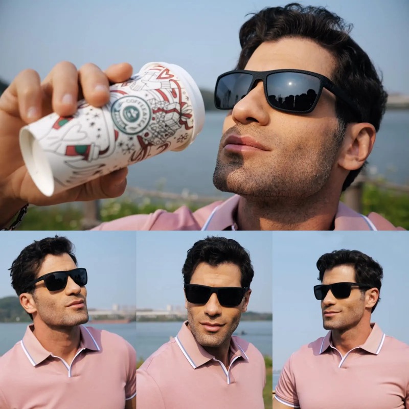 1/3/4 ชิ้นแว่นกันแดดสีสันสดใสส - Men'S Fashion Glasses บทวิจารณ์และราคา