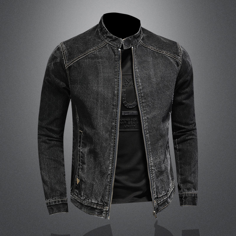 แจ็กเก็ตนักบินคอตั้งสไตล์วินเท - Mens Fashion Bomber Jacket บทวิจารณ์และราคา