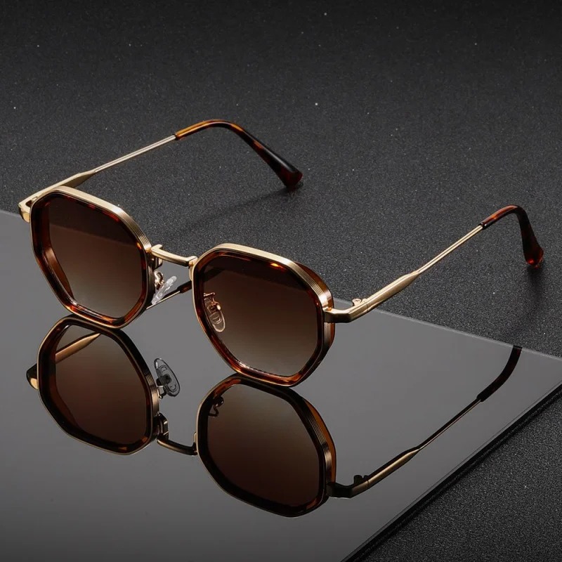 1 คู่ แว่นกันแดดแฟชั่นทรงกลมโล - Men'S Fashion Glasses บทวิจารณ์และราคา