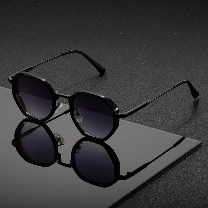 1 คู่ แว่นกันแดดแฟชั่นทรงกลมโล - Men'S Fashion Glasses บทวิจารณ์และราคา