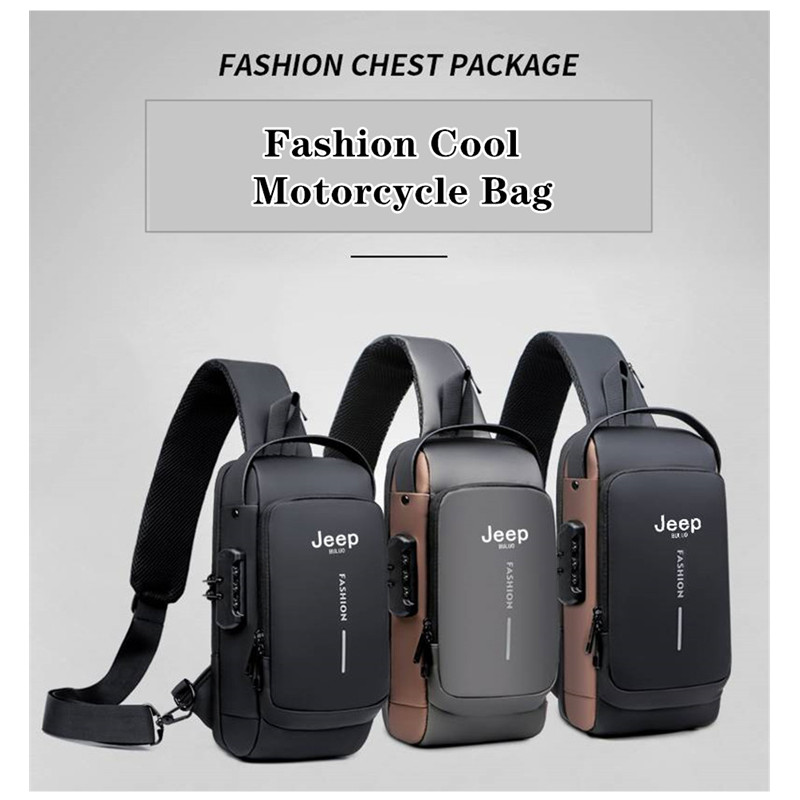 กระเป๋าสะพายข้างกันขโมย Jeep B - Fashion Harness Men บทวิจารณ์และราคา