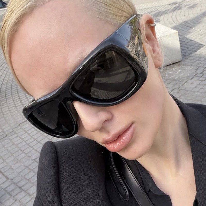 แว่นกันแดดทรงสี่เหลี่ยมขนาดใหญ - Men'S Fashion Glasses บทวิจารณ์และราคา
