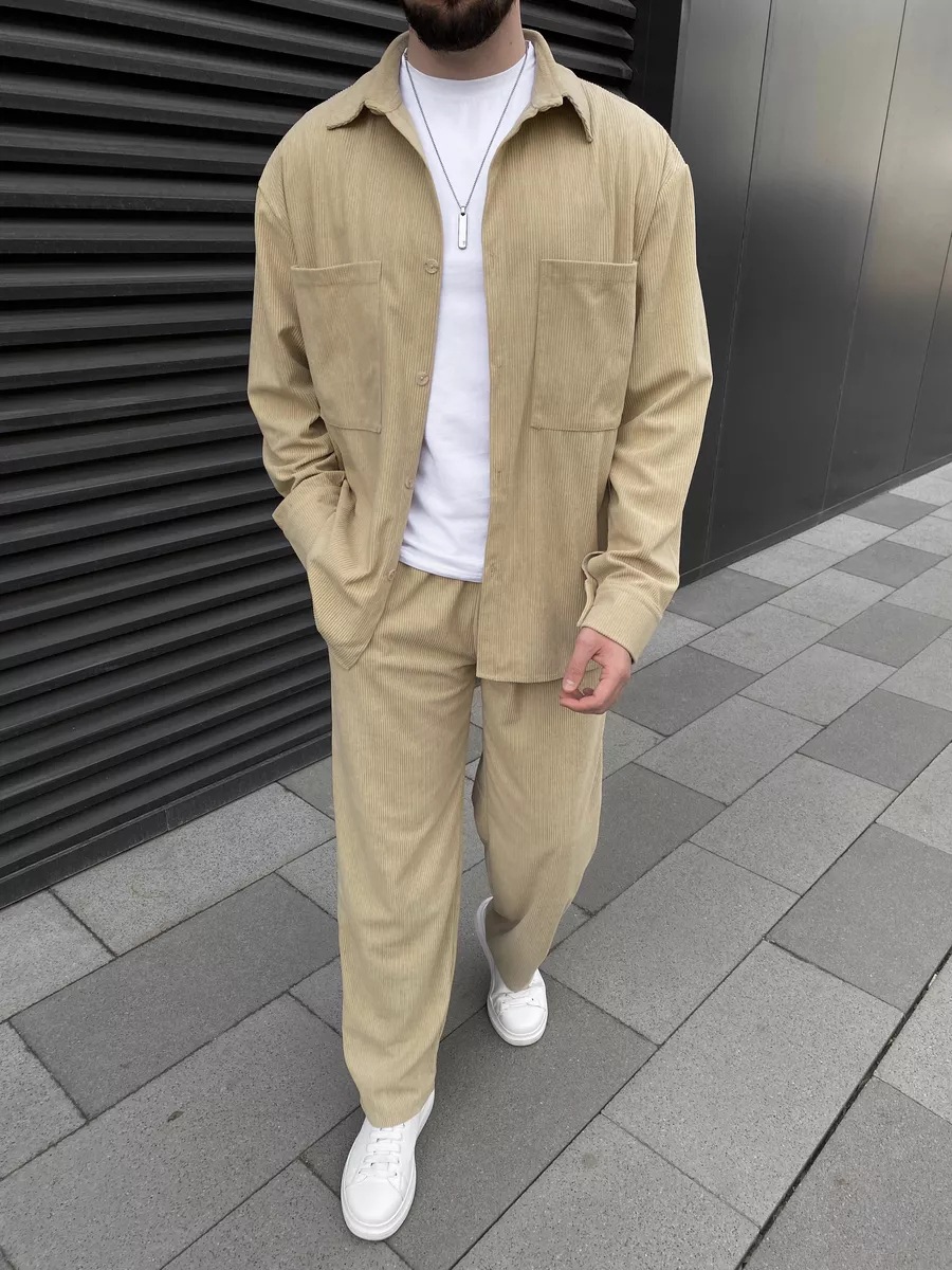 ชุดเซ็ตสองชิ้นผ้าลูกฟูกสำหรับผ - Mens Fashion Ideas บทวิจารณ์และราคา