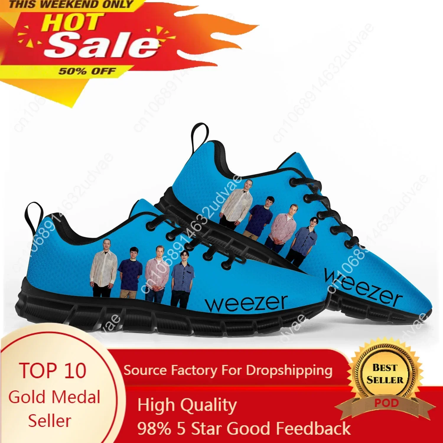 รองเท้ากีฬา Weezer สำหรับผู้ชา - Casual Sneakers Men บทวิจารณ์และราคา