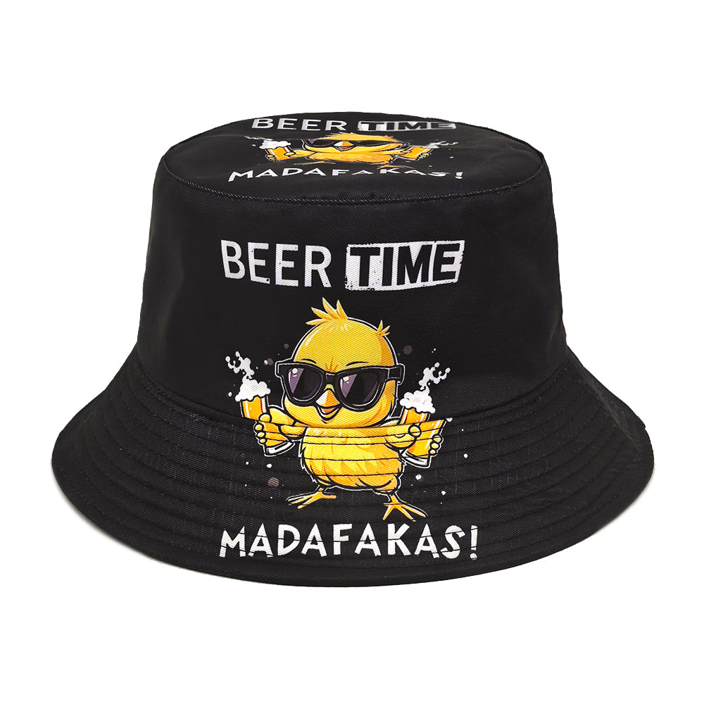 หมวกปานามาลายเป็ดตลก หมวกกันแด - Mens Fashion Bucket Hat บทวิจารณ์และราคา