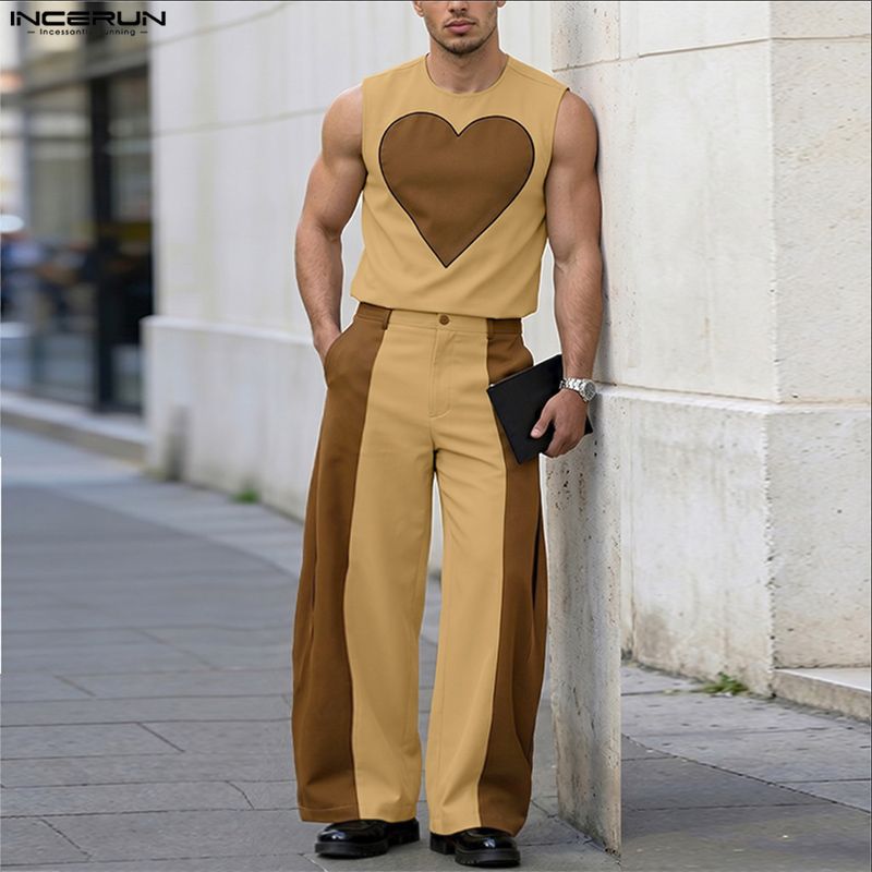 INCERUN ชุดผู้ชายเสื้อกล้ามแขน - Mens Fashion Casual บทวิจารณ์และราคา