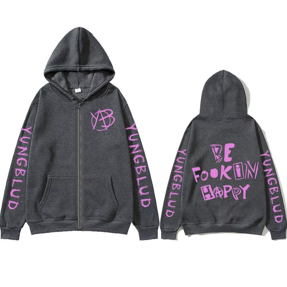 นักร้องเพลงร็อก ยังบลัด บี ฟูค - Mens Fashion Zip Up Hoodies บทวิจารณ์และราคา