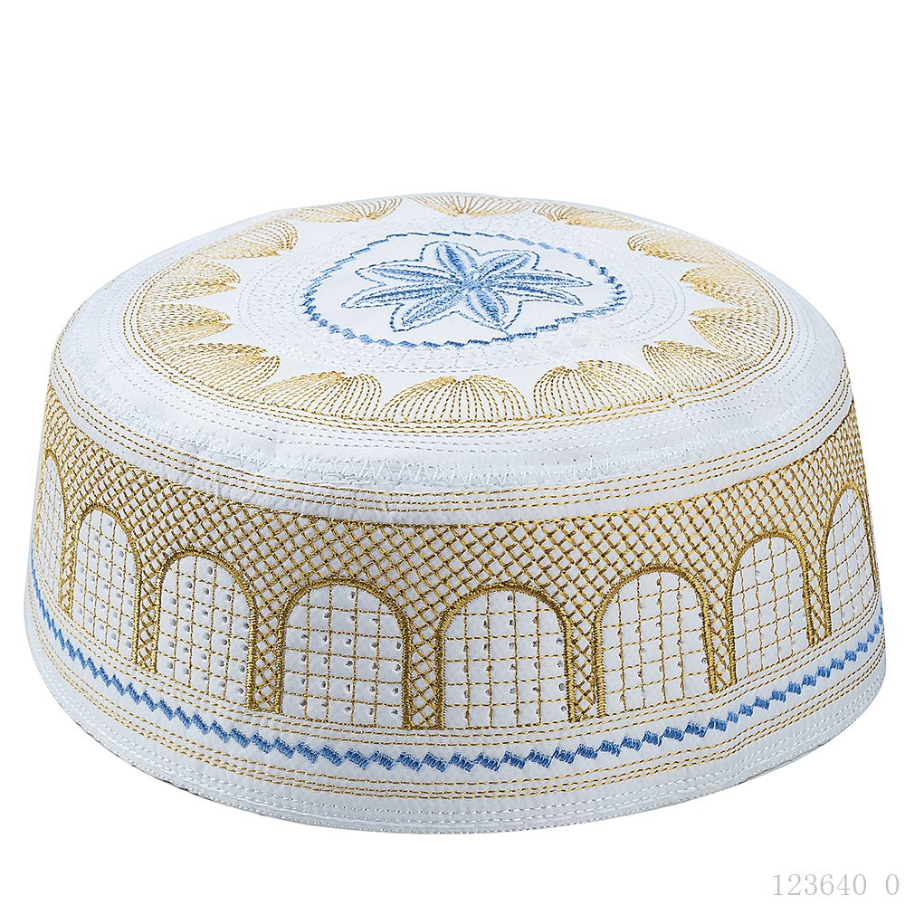 หมวกแก๊ปมุสลิมผ้าคอตตอนปักลายส - Mens Fashion Caps บทวิจารณ์และราคา