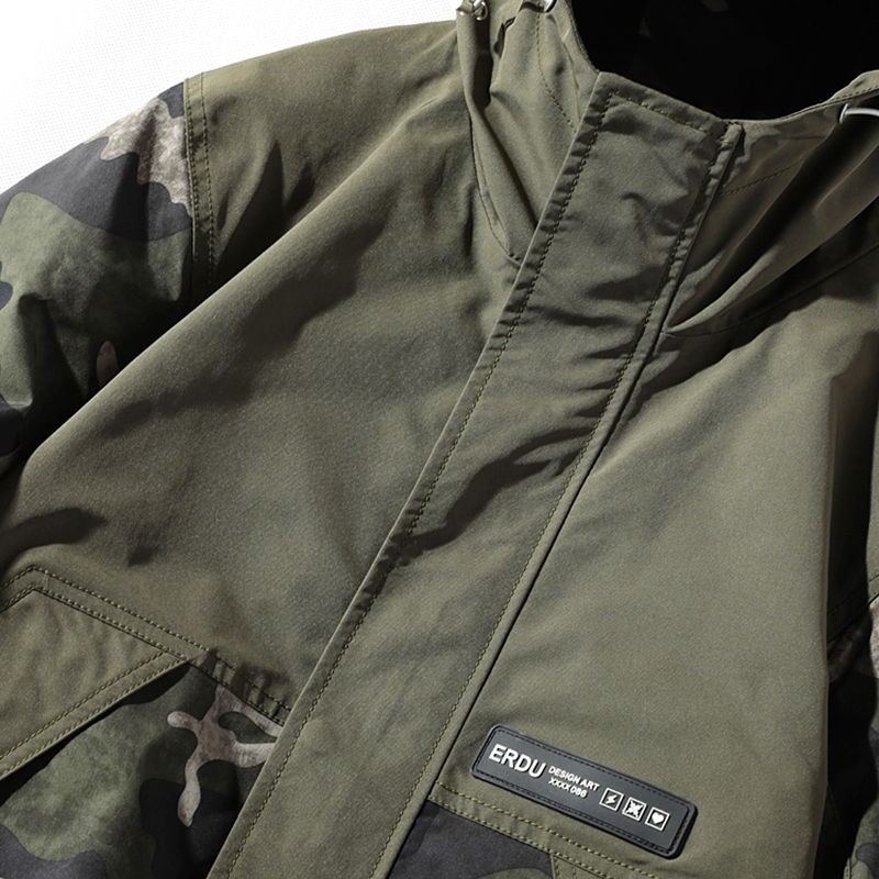 เสื้อแจ็คเก็ตทหารผู้ชายแฟชั่นล - Mens Fashion Bomber Jacket บทวิจารณ์และราคา