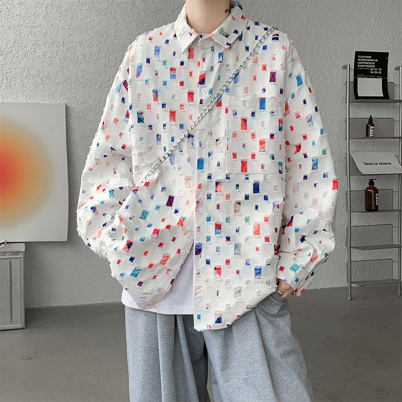 เสื้อเชิ๊ตผ้าฝ้ายฉลุลายสำหรับผ - Men'S Fashion Over 50 บทวิจารณ์และราคา